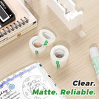 SWRT Invisible Tape Refills, 12 Rolls, 3/4 in x 800 in, Matte Finish