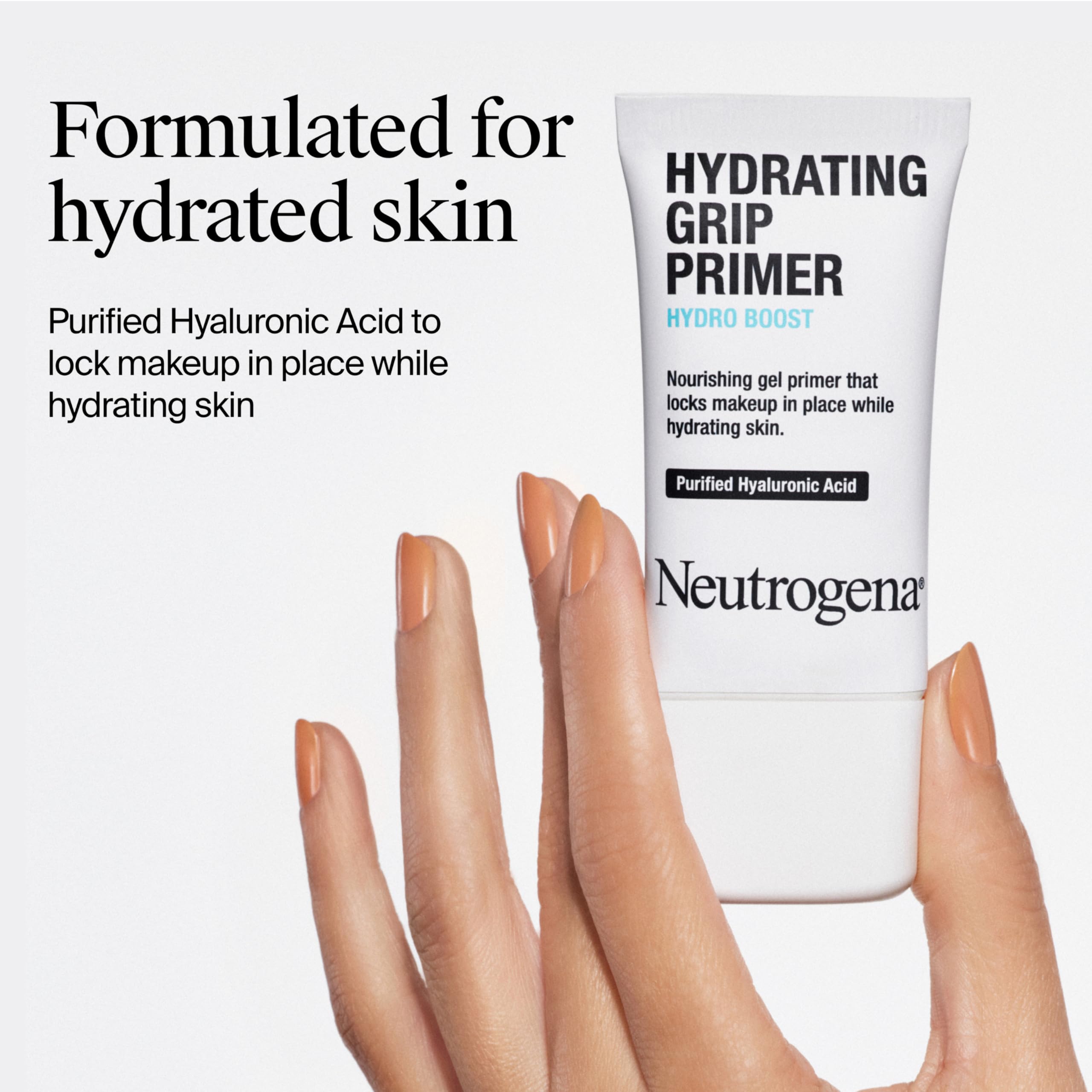 Buy now Neutrogena Hydro Boost Hydrating Grip Primer with Purified Hyaluronic Acid, Invisible Gel Face Primer Locks Makeup in Place, Extends Wear and Hydrates Dull Skin, Dewy Finish, 1.0 oz at indiglob india