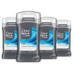 DOVE MEN + CARE Deodorant Stick for Men Clean Comfort, Pack of 4, 3 oz | Aluminum free deodorant provides 72-hour odor protection and skin care.