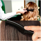 2-Pack Professional Comb Set - Wide + Fine Tooth