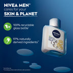 NIVEA MEN Sensitive Post Shave Balm, Alcohol Free, Multipack, 3 x 3.3 FL OZ | Alcohol Free After Shave Balm for Men with Sensitive Skin, VitaminPro Complex, Soothes Shave Irritation, Fast Absorbing