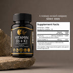 Cocó March N.M.D Vitamin D3+K2 10,000 IU - High Potency, 4 Month Supply