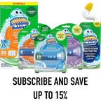 Buy now Scrubbing Bubbles Fresh Gel Toilet Bowl Cleaning Stamps, Helps Keep Toilet Clean and Helps Prevent Limescale & Rings, Rainshower Scent, 1 Dispenser with 6 Fresh Gel Stamps at indiglob india