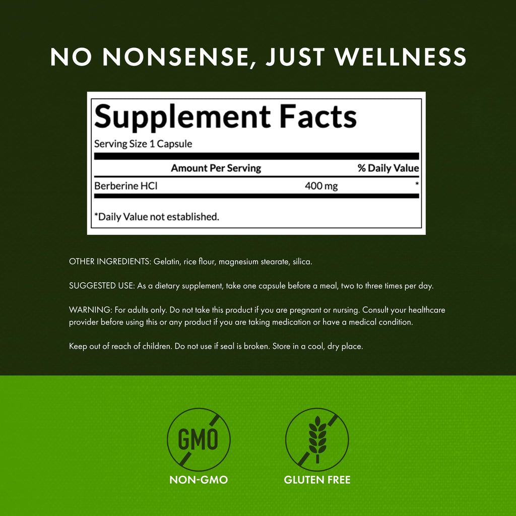 Buy now Swanson Berberine - Supports Metabolic Health & Heart Health* - Contains Standardized Berberine HCl - Non-GMO & Gluten-Free - 60 Vegan Capsules at indiglob india