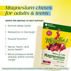 MegaFood Relax + Calm Magnesium Complex, Grape, 30 Soft Chews | Doctor Formulated, Magnesium Citrate & Malate for Heart Health & Muscle Tension, Teens 14+ & Adults, Vegetarian, 15 Servings
