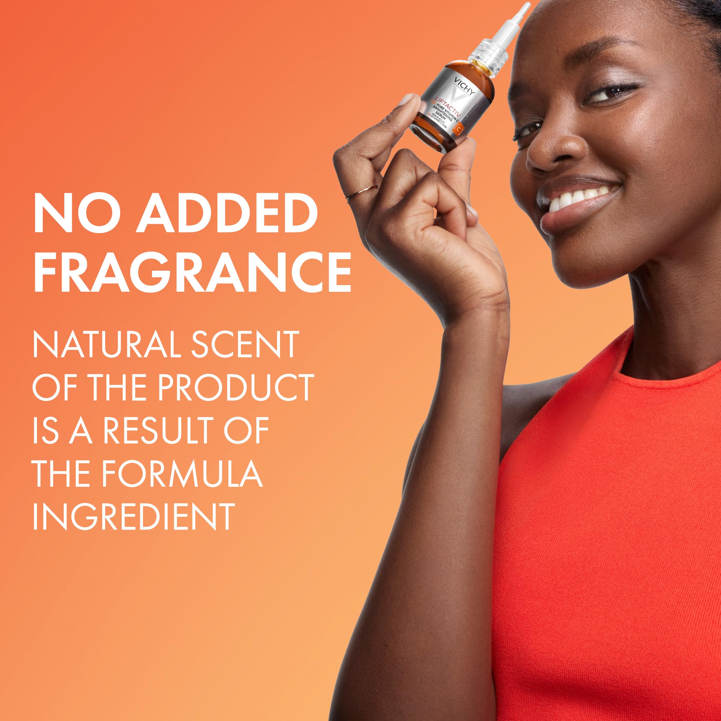 Vichy LiftActiv Vitamin C Serum For Face, Brightening Serum With Pure Vitamin C + Hyaluronic Acid + Vitamin E, Reduces Fine Lines, Smooths Skin Texture, Improves Radiance, Anti Aging