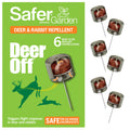 Safer Brand Deer-Off Repellent Stations, 6-Pack, Deer and Rabbit Repellent