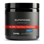 Toniiq NSF Certified Ultra High Strength Glutathione Capsules - 1000mg | Concentrated Formula—98%+ Highly Purified and Bioavailable—Non-GMO Fermentation—60 Capsules Reduced Glutathione Supplement