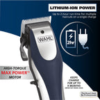 Wahl Lithium Ion Pro Rechargeable Cordless Hair Clippers for Home Haircuts | Cordless At Home Haircuts For Men, Women & Children, Smart Charge Technology For Convenient Haircutting – Model 79470