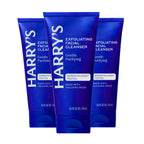 Harry's Exfoliating Face Wash for Men - 5.1 fl oz (3 Pack) | Gentle Facial Skin Care Products with Volcanic Rock Exfoliant - Dermatologist Tested