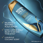 Head & Shoulders Royal Oils Anti-Dandruff Shampoo and Conditioner Twin Pack, 1% Pyrithione Zinc, Curly Hair, Coily Hair, Scalp Relief, Moisture Renewal, 31.4 fl oz Each