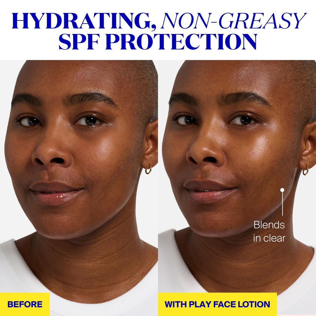 Buy now Supergoop! PLAY Everyday Face Lotion SPF 50 - Lightweight, Non-Greasy Formula - Natural Finish - Fragrance Free - Water & Sweat Resistant - All Skin Types - 1.7 fl oz at indiglob india