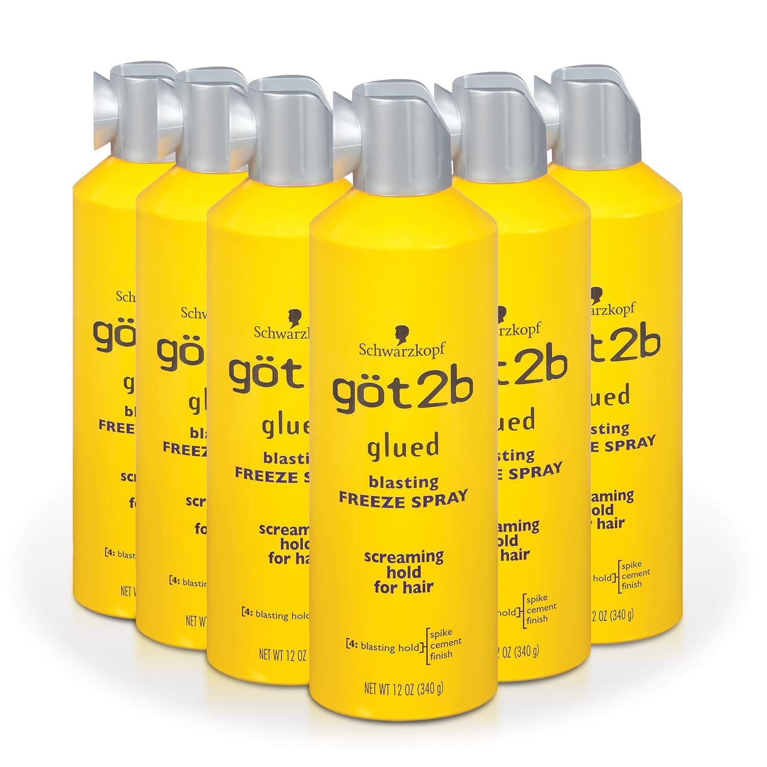 Buy now Got2b Glued Blasting Freeze Hairspray Aero, 12 Ounce (Pack of 6) 12 Ounce (Pack of 6) Freeze Hairspray at indiglob india