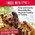 Charlee Bear Original Crunch Dog Training Treats, 4 Flavor Variety Pack
