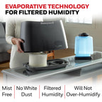 Buy now Honeywell Cool Moisture Humidifier For Bedroom, Medium Rooms, 1.1 Gallon, Invisible Moisture Humidifier for Baby, Kids, Quiet, Easy to Clean, UV Technology, Black, HCM350B at indiglob india
