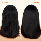 amika superfruit star lightweight hair styling + heat defense oil | heat protection, strengthen + reduce breakage, smooth frizz, add glossy shine | for all hair types