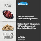 PureBites Mini Lamb Single Ingredient Freeze Dried Dog Treats, 2.4 oz