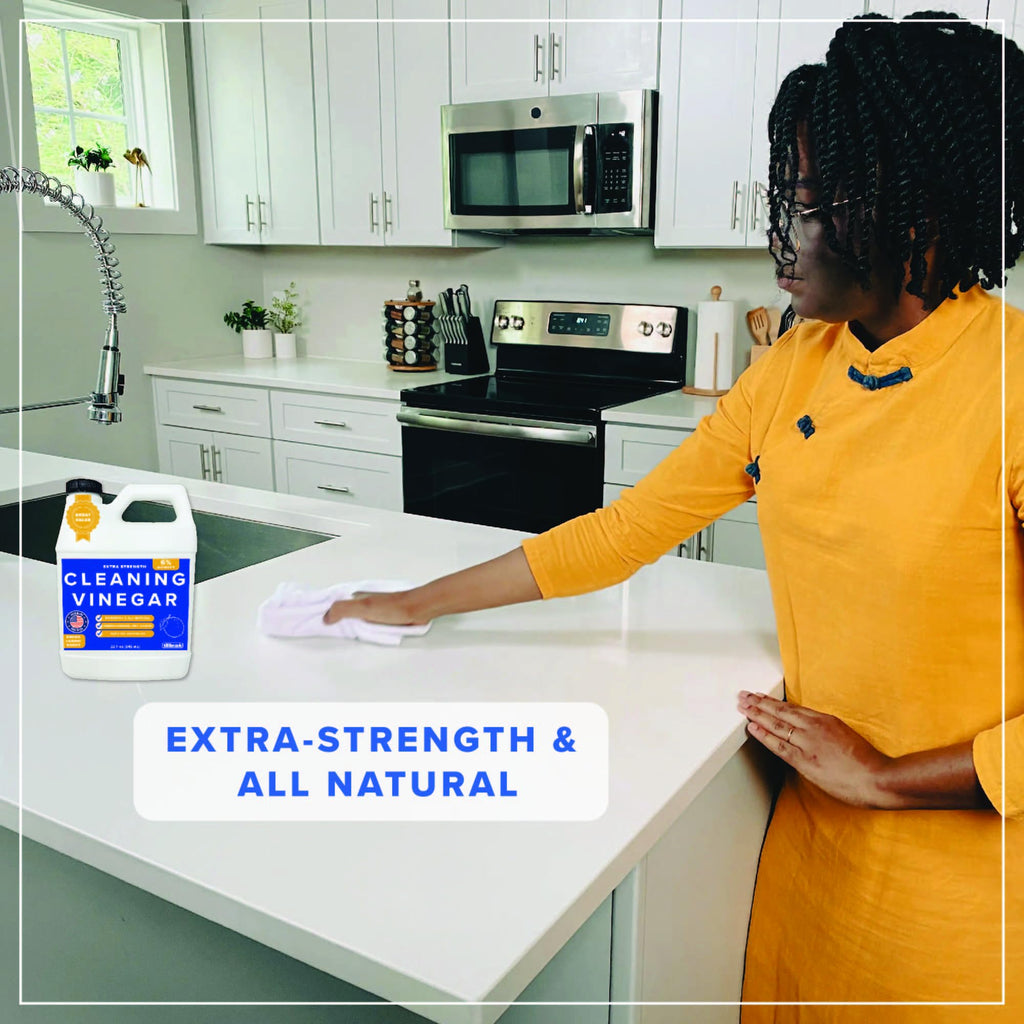 Cleaning Vinegar, 6% Acidity, Lemon Scent, Non-Toxic, 32 oz, Made in USA