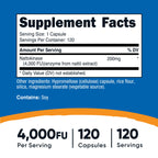 Nutricost Nattokinase (4,000 FU) 120 Capsules, Gluten-Free