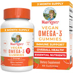 MARYRUTH'S Vegan Omega 3 Gummies for Kids, No Fish Taste, 2 Month Supply | No Fish Taste, 2 Month Supply