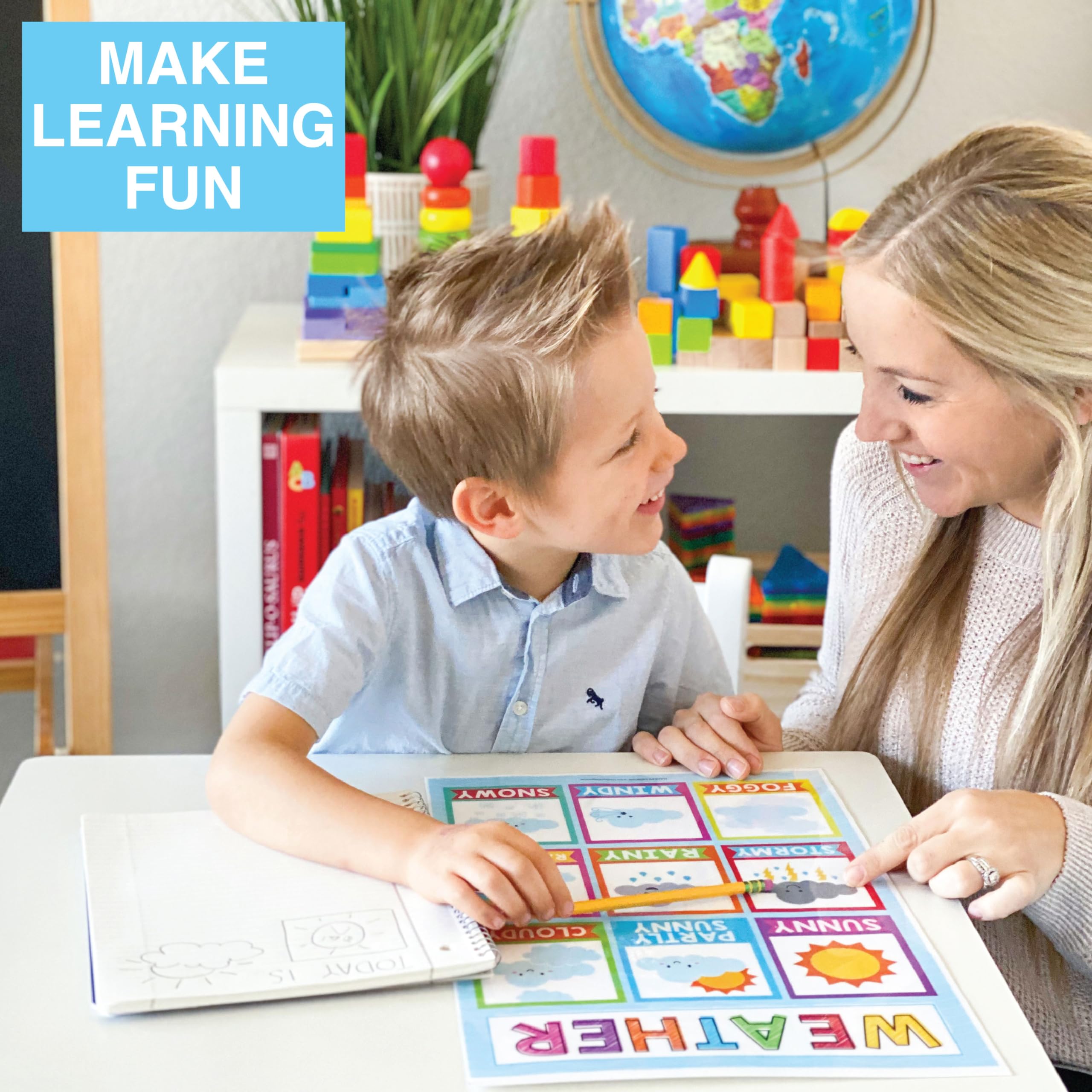 Buy now Hadley Designs 16 Educational Posters for Classroom Decor - Colorful Educational Posters for Toddlers 1-3, Toddler Learning Poster for Kids Ages 3-5, Kindergarten & Preschool Classroom Must Haves at indiglob india