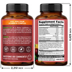 Vitamin B Complex: B1, B2, B3, B5, B6, B7, B12, 5MTHF + Whole Food - 60Caps