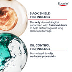 Eucerin Clear Skin Face Sunscreen Lotion, SPF 50, 2.5 FL OZ | Face Sunscreen for Acne Prone, Oily Skin with Oil-Absorbing Minerals, SPF 50 Broad Spectrum Sunscreen, Won't Cause Breakouts