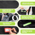 Sublaga Car Seat Bags For Airplane Travel, Durable Carseat Cover For Air Travel Car Seat Travel Bag with Shoulder Straps and 2pcs Luggage Tags For Airplane