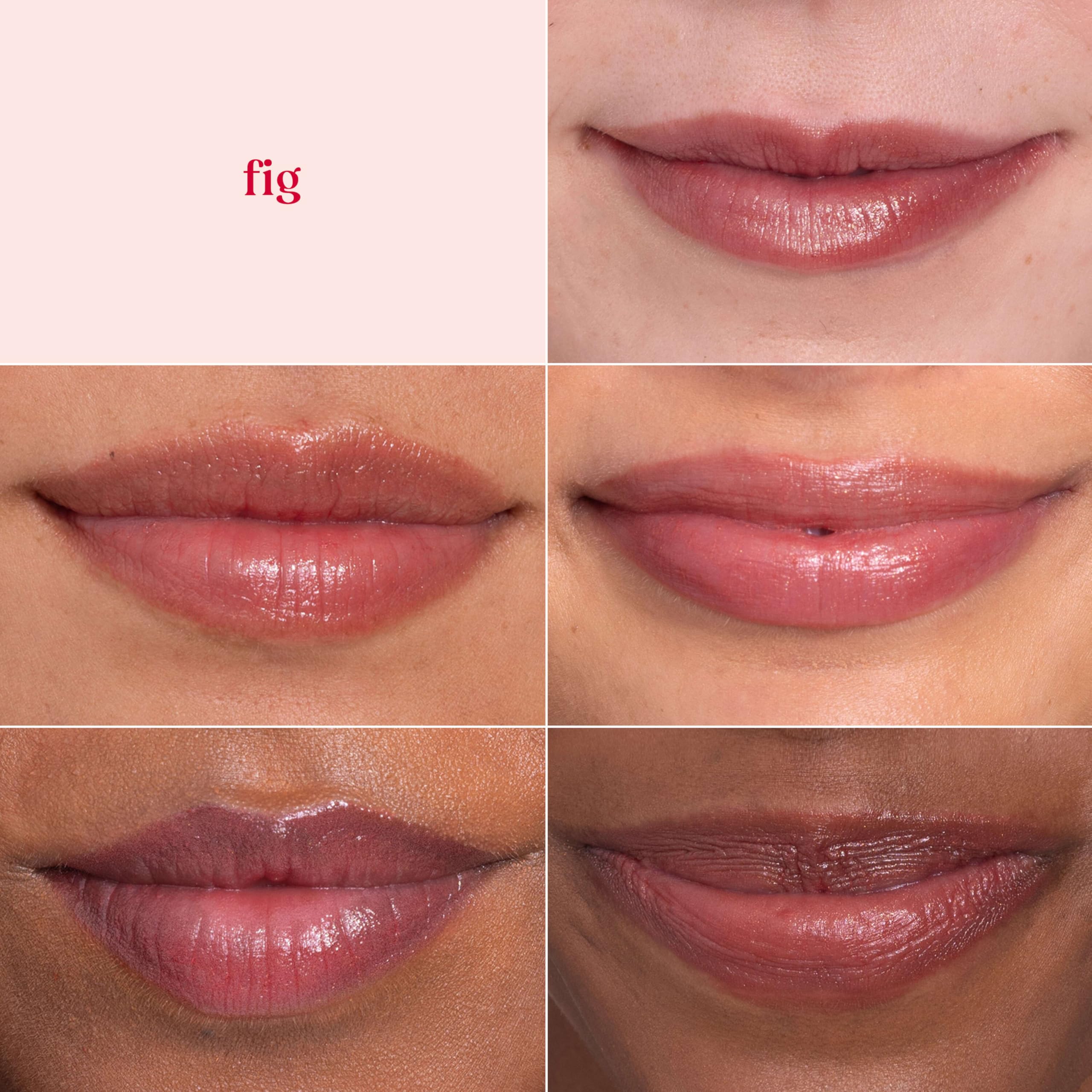 Burt's Bees Lip Shimmer Nude Collection, Tinted Lip Balm, 0.09 oz., 3 Tubes | Moisturizing for All Day Hydration, Natural Glowy Pigmented Finish, Buildable Color, 3 Warm Shades