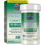 Garden of Life Raw Probiotics Colon Care, 50 Billion CFU, 1 Month Supply | 50 Billion Live Cultures - Dietary Supplement to Support Regular, Comfortable Movements