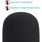 Buy now PodMic Pop Filter Foam Cover - Mic Windscreen Wind Cover Customized for Rode PodMic USB Versatile Dynamic Broadcast Microphone to Blocks Out Plosives at indiglob india