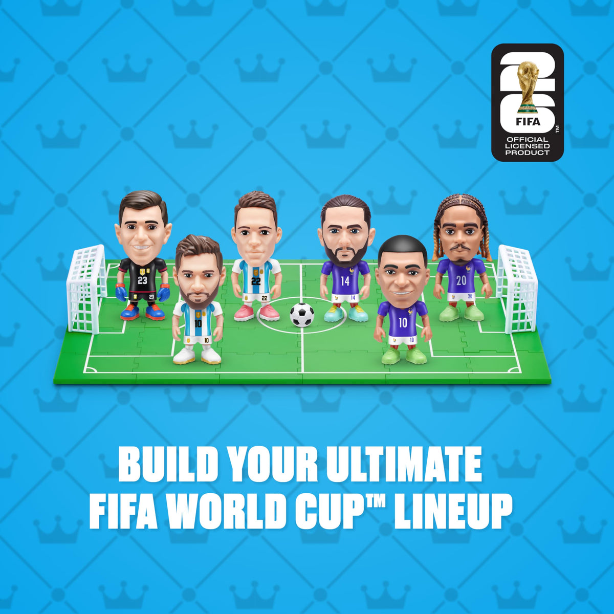FIFA World Cup 2026™ Ballers Series 1 2 Pack by ZURU – Official Licensed Product Surprise Unboxing Soccer Collectible Sports Toy for Boys, Ages 3+