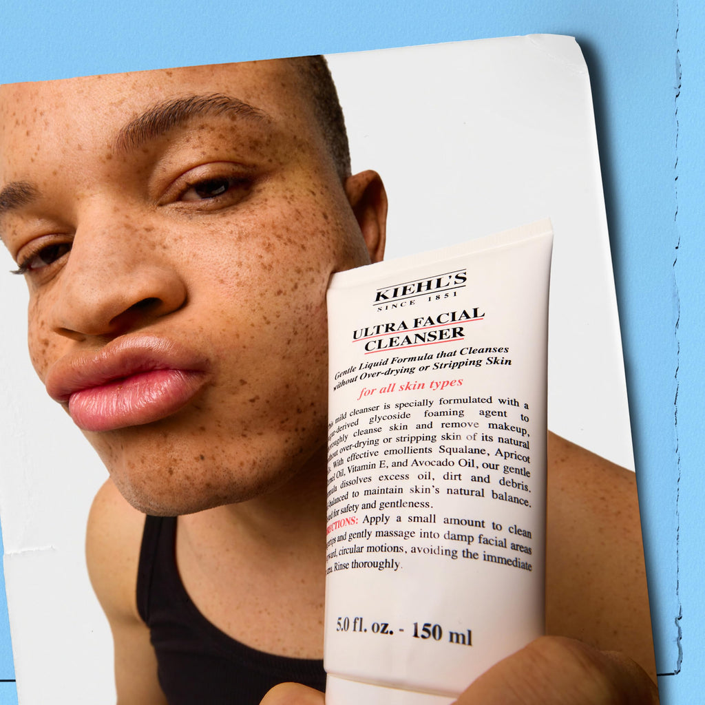 Buy now Kiehl's Ultra Facial Cleanser, Lightweight Foamy Facial Cleanser, Enriched Formula that Replenishes Skin Barrier, Gently Exfoliates and Moisturizes, Suitable for All Skin Types, Paraben Free at indiglob india