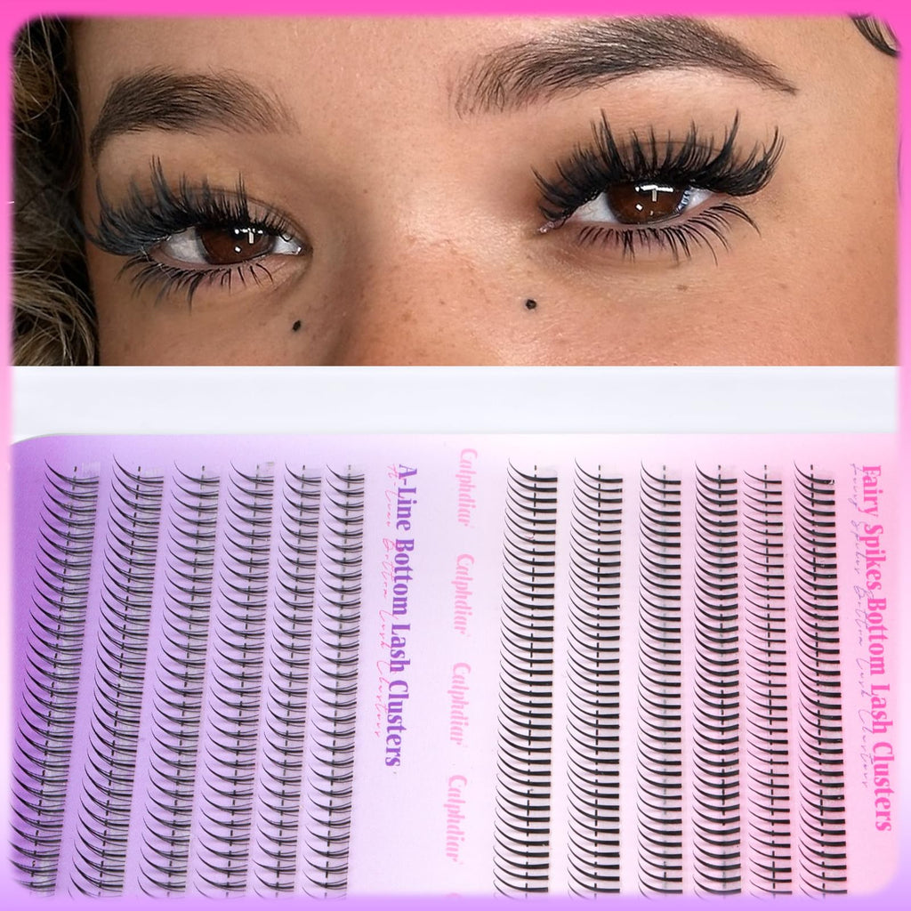 Enhance your look with Calphdiar Bottom Lash Clusters, available for order online. Add fairy-like flair to your eyes!