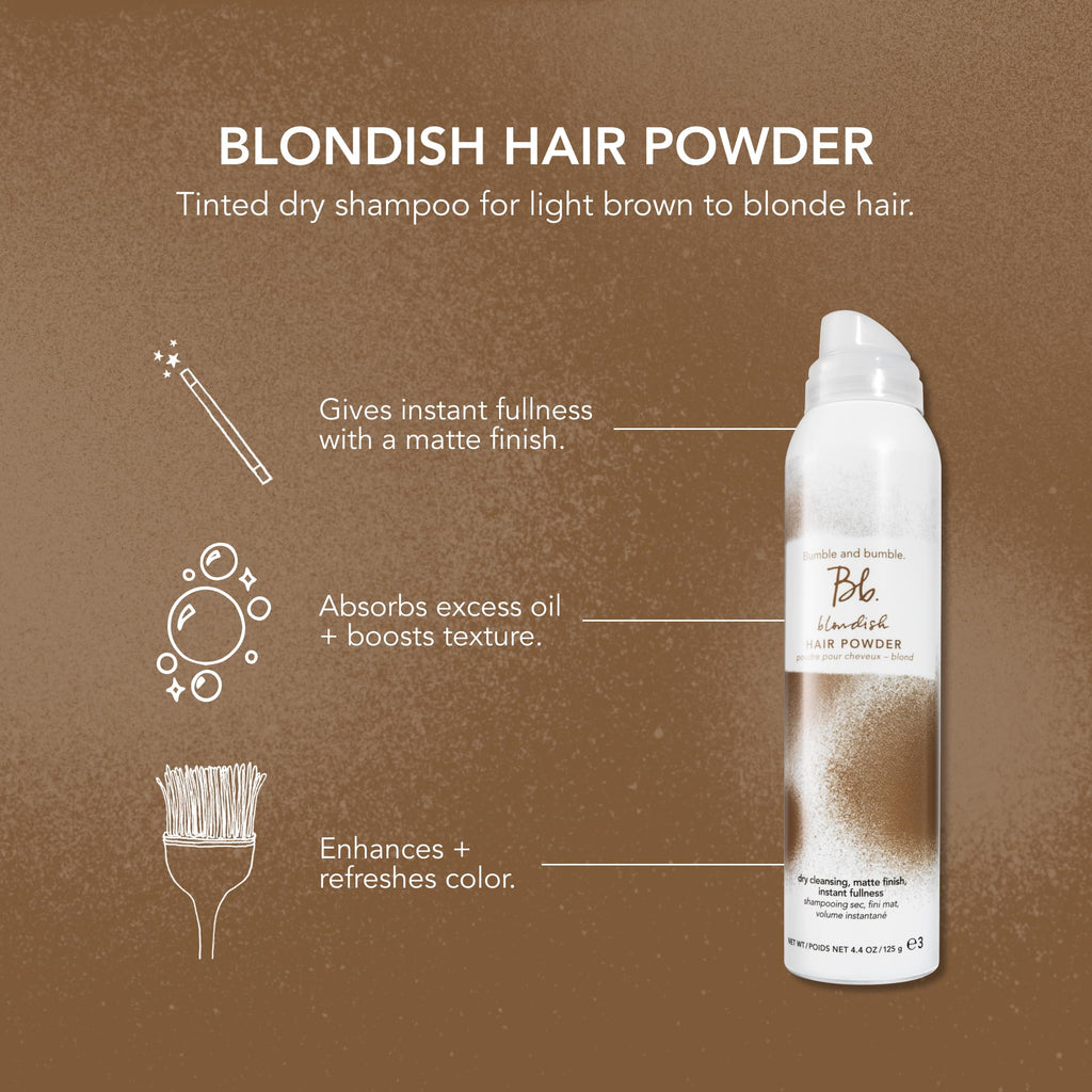 Bumble and bumble. Blondish Tinted Dry Shampoo | Dry Shampoo Adds Volume and Root Coverage | Blonde Tint, 4.4 Ounce