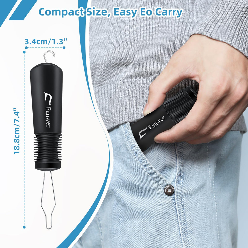 Button Hook and Zipper Pull One Hand Buttons aids Button Assist Device