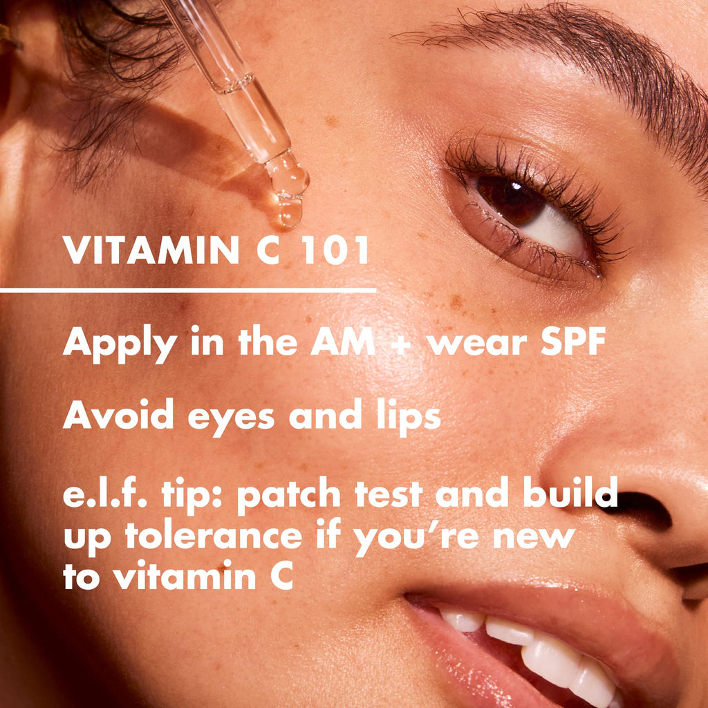 e.l.f. SKIN Bright Icon Vitamin C + E + Ferulic Face Serum, Brightening & Soothing with 15% Vitamin C, Vegan & Cruelty-Free