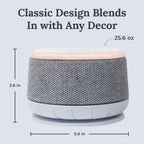 Yogasleep Dohm Nova White Noise Sound Machine, Better Sleep for Babies & Adults. Includes Night Light, 10 Fan Speeds & Calming Pink Noise for Louder Noise Masking. Noise Canceling for Office Privacy.