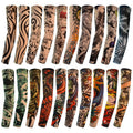 HOVEOX 20Pcs Tattoo Arm Sleeves Fake Tattoo Sleeves for Men and Women