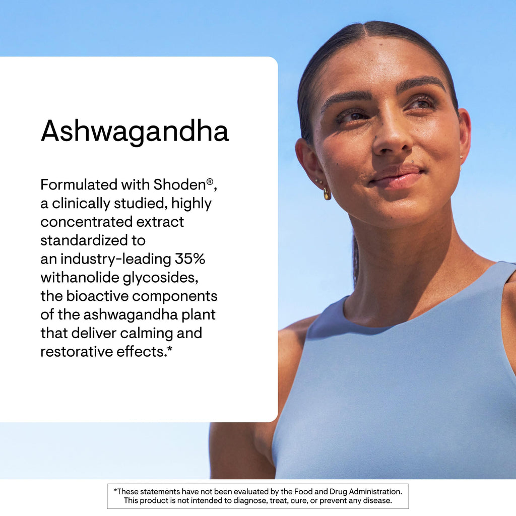 THORNE Ashwagandha, Highly Concentrated Shoden Extract, 30 Capsules | Supports Calm, Healthy Stress Management Efforts, Daytime Energy, Mental Clarity & Restful Sleep*, NSF Contents Certified