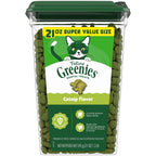 Buy now Greenies Feline Veterinarian-Recommended Adult Natural Dental Cat Treats, Catnip Flavor, 21 oz. Tub 1.31 Pound (Pack of 1) at indiglob india