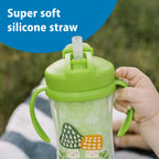 Dr. Brown's Milestones Insulated Sippy Cup, Blue & Green, 2-Pack