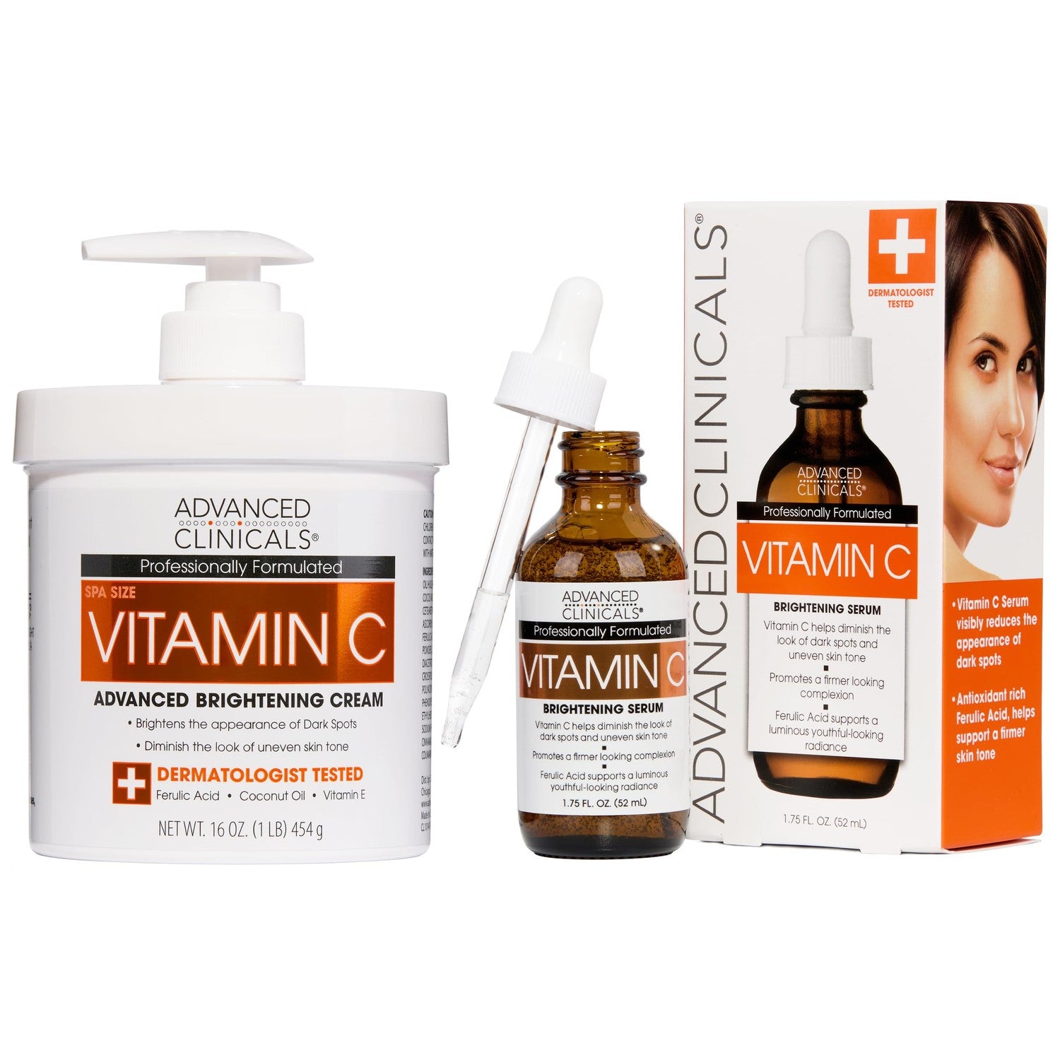 Buy now Advanced Clinicals Vitamin C Cream Visibly Brightening Body Lotion | Vitamin C Moisturizer Skin Care Body Cream For Women & Men Helps Visibly Improve Look Of Dark Spots & Uneven Skin Tone, 2-Pack at indiglob india