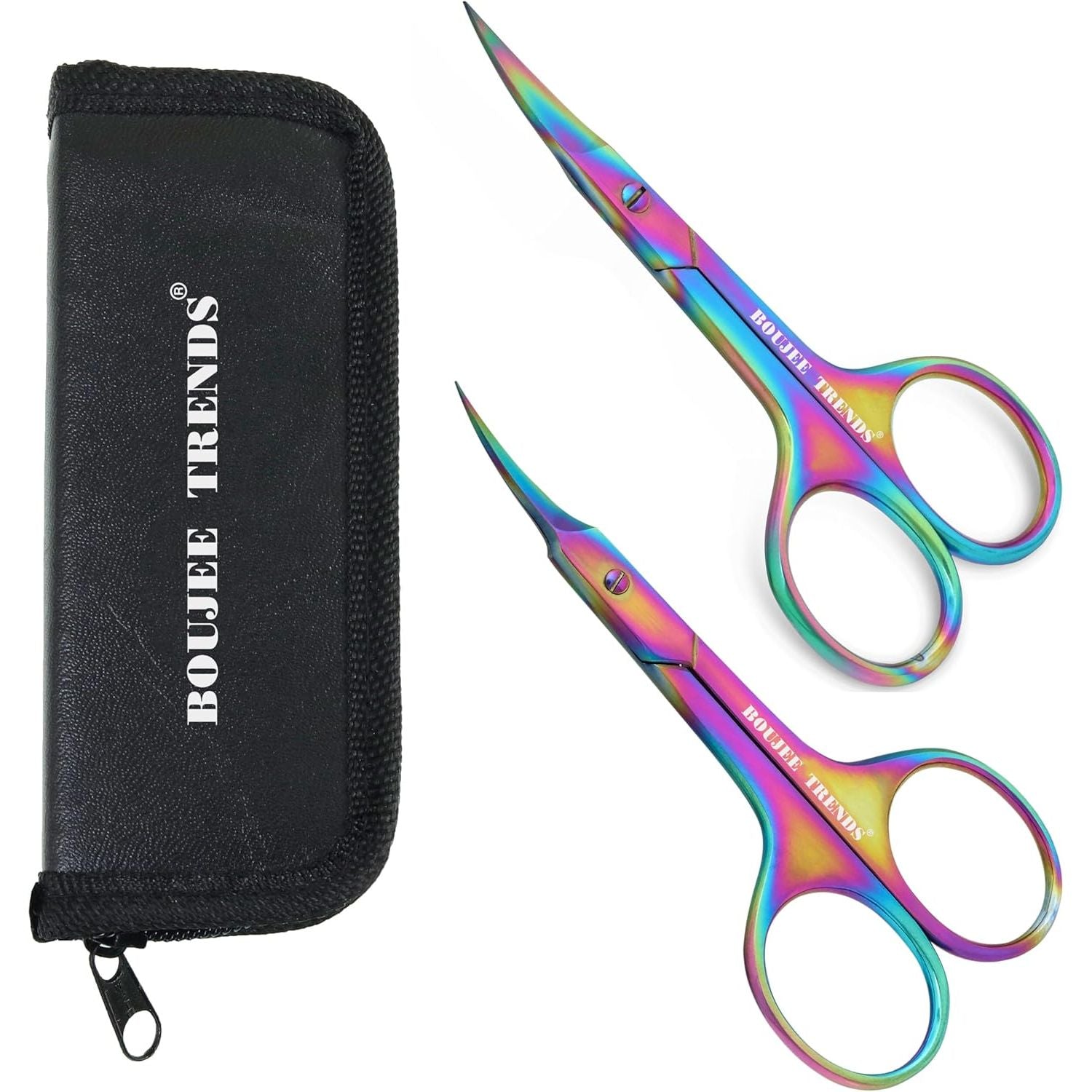 Buy now Cuticle Scissors, Eyebrow False Eyelashes Mustache Facial Nose Ear Hair Grooming Multi-Purpose Beauty Scissors, Small Manicure Pedicure Curved Extra Sharp Fine Blades Professional Shears for Men Women Set of Nail and Cuticle Scissors at indiglob india