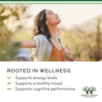 Rhodiola Rosea 500mg, Standardized, Stress, Focus + Energy, 120 Capsules | Stress, Focus + Energy Supplement, Verified Rosavin/Salidroside Ratio, Calm Energy (No Jitters), Vegan, 4-Month Supply