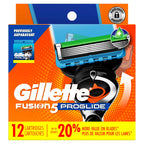 Gillette ProGlide Razor Refills for Men, 12 Razor Blade Refills