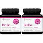 Youtheory B12B6 Liquid, Raspberry Flavor, 1oz Packet, 12 Count | Daily Energy and Brain Support*, Vitamin B12 and B6, Tasty Single-Serving Packs, Vegan, Dairy, Soy, and Gluten-Free