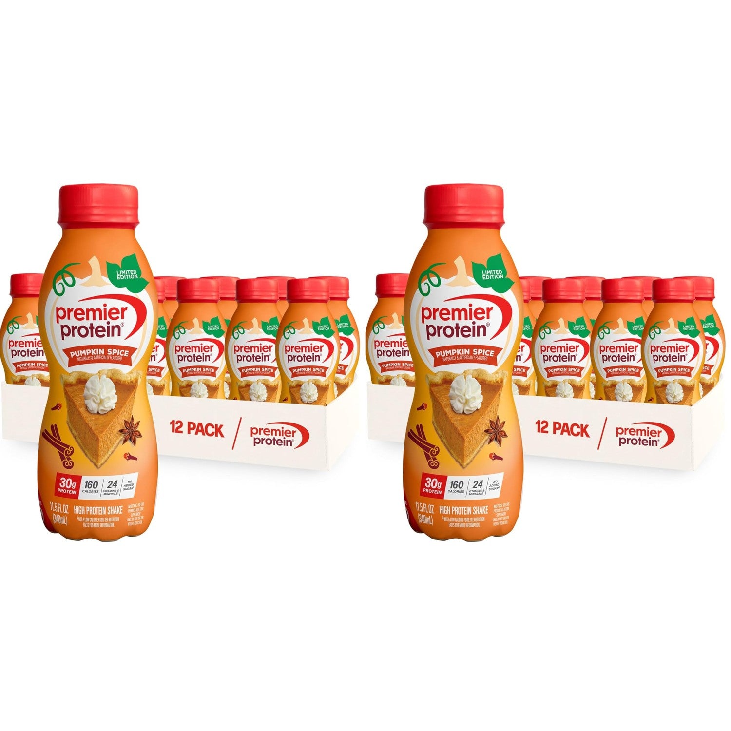 Buy now Premier Protein Shake, Peaches & Cream, 30g Protein, No Added Sugar, 24 Vitamins & Minerals to Support Immune Health, 11.5 fl oz, 12 Pack (Packaging May Vary) Limited Edition: Pumpkin Spice 11.5 Fl Oz (Pack of 24) at indiglob india
