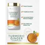 Carlyle Turmeric and Ginger Supplement | 120 Softgel Capsules