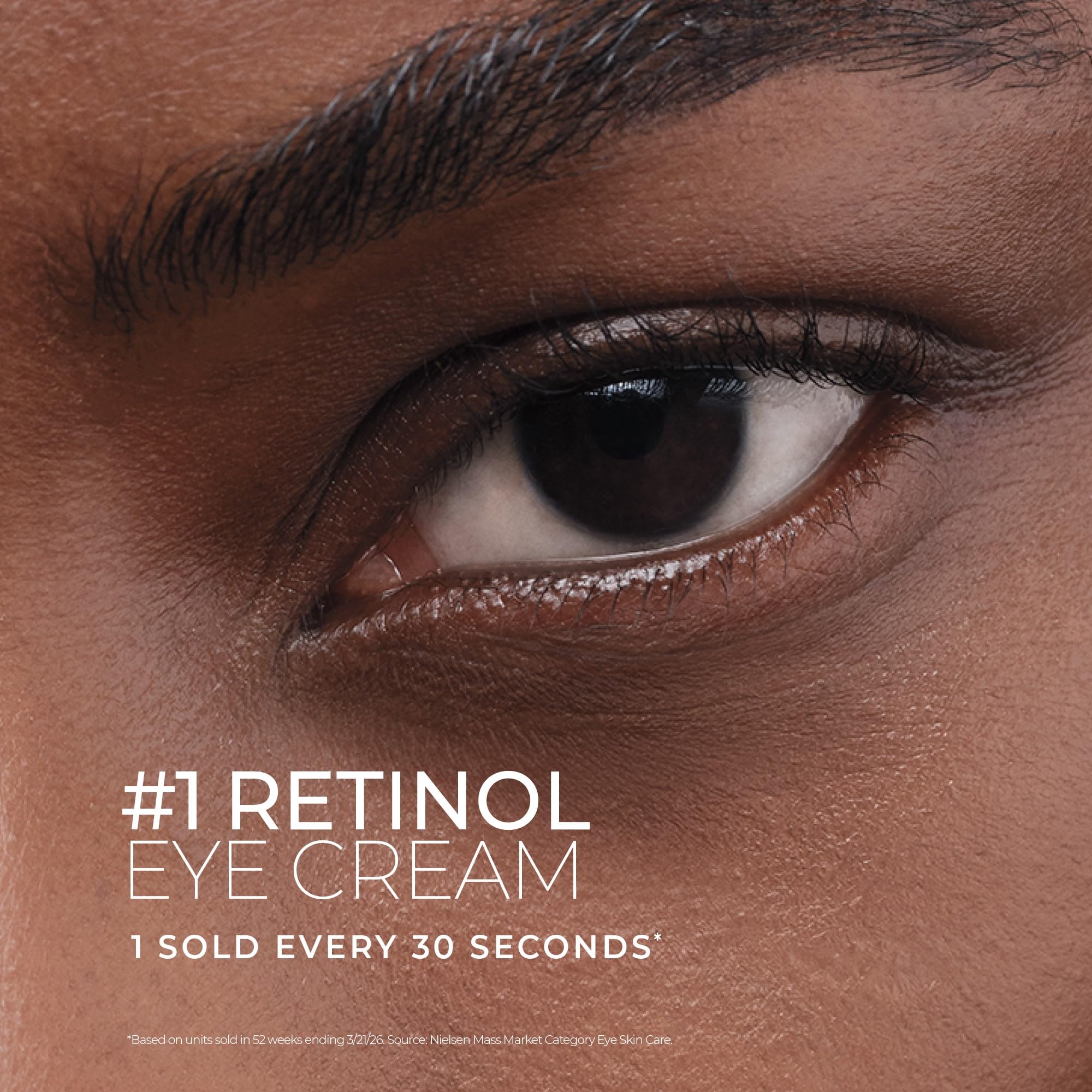 RoC Retinol Correxion Under Eye Cream for Dark Circles & Puffiness, 0.50z | Anti-Aging Retinol Eye Treatment, Clinically Proven, Daily Wrinkle Cream for Women & Men, Absorbs Fast, packaging may vary